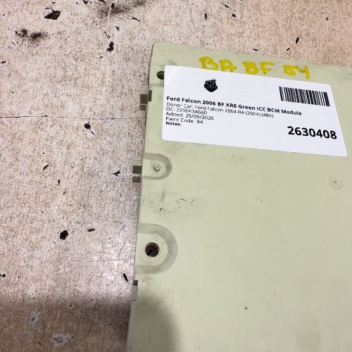 Ford Falcon 2006 BF XR6 Green ICC BCM Module